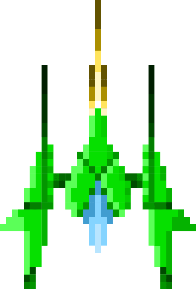 
            Green space ship